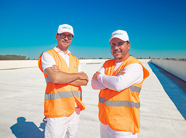 Assistance sur chantier cool roof